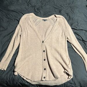 American Eagle Light Pink Sweater with Pockets